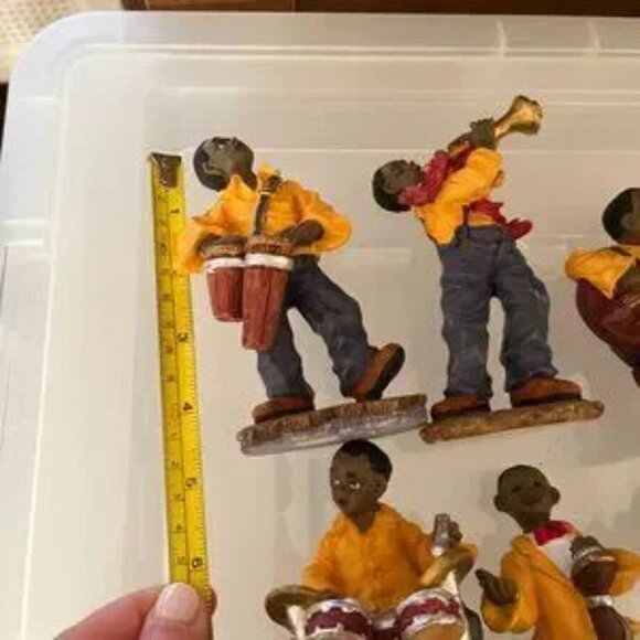 Vintage - 7 Musical Themed African American Figurines  (Many Lots Listed!) (c/x) - Picture 2 of 16